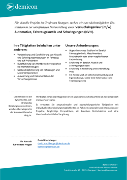 Stellenausschreibung herunterladen