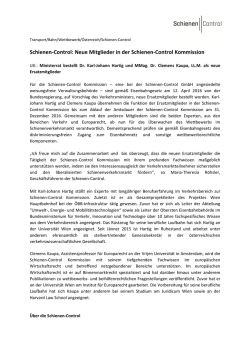 Pressemitteilung - Schienen