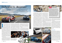 Ein Paradies f&uuml;r &bdquo;Morganeers&ldquo;