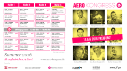 Summer 2016 - Aero Kongress