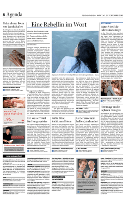 Eine Rebellin im Wort - Schwanenb&uuml;hne Stein am Rhein