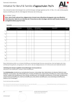 Initiativbogen als PDF - Alternative Liste Schaffhausen