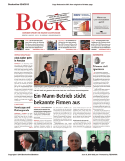 Ein-Mann-Betrieb sticht bekannte Firmen aus