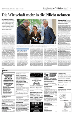 Die wirtschaft mehr in die Pflicht nehmen
