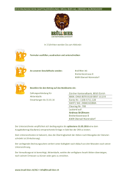 Investor Formular