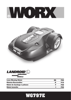 Manual Worx Landroid L