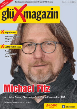 In &bdquo;Liebe, Diebe, Diamanten&ldquo; mit Sohn Emanuel im - LOTTO