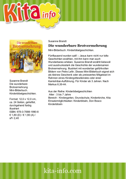 Die wunderbare Brotvermehrung