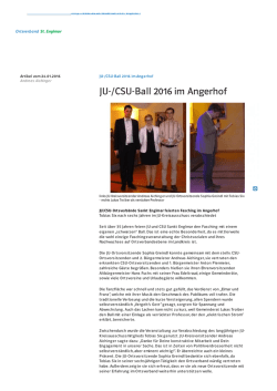 JU-/CSU-Ball 2016