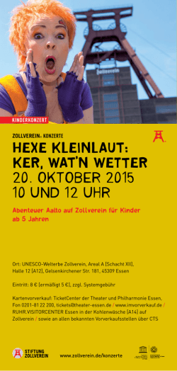HEXE KLEINLAUT: KER, WAT`N WETTER 20. OKTOBER 2015 10