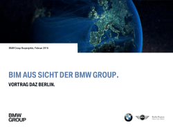 bim aus sicht der bmw group.
