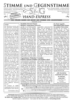 S & G Ausgabe 11/ 2016