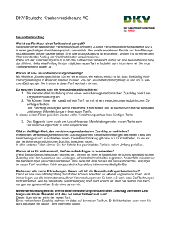 DKV Deutsche Krankenversicherung AG