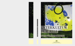 Interkultur f&uuml;r alle - Kultur &ouml;ffnet Welten!