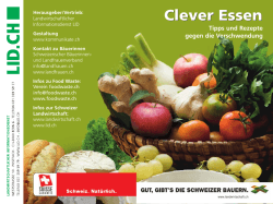 Clever Essen - Bundesamt für Landwirtschaft (BLW)