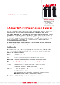 1.Clever fit Greifswald Cross X Parcour