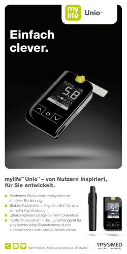 Einfach clever. - mylife Diabetescare