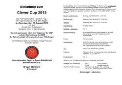 Clever Cup 2015 - Internationaler Jagd