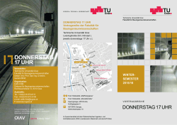 Donnerstag 17 Uhr - Graz University of Technology