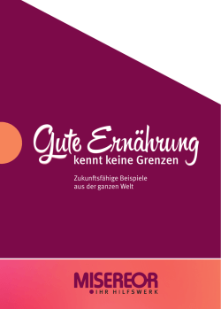 Gute Ern&auml;hrung kennt keine Grenzen