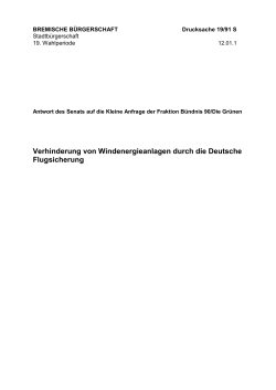 Verhinderung von Windenergieanlagen durch die Deutsche