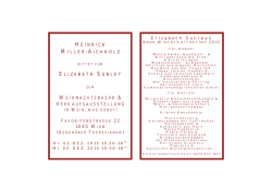HEINRICH MILLER-AICHHOLZ ELIZABETH SUNLEY 1040 WIEN