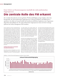 Die zentrale Rolle des FM erkannt