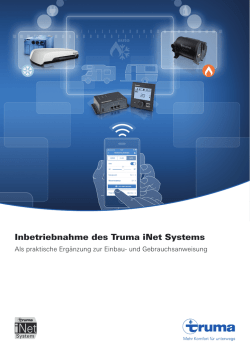 Inbetriebnahme