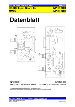 Datenblatt - IB Elektronik GmbH