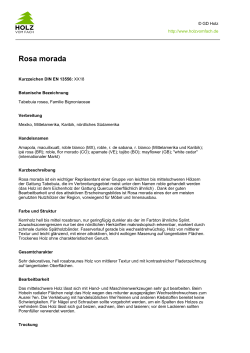Rosa morada - Holz vom Fach