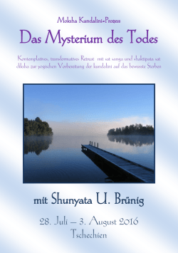 Das Mysterium des Todes