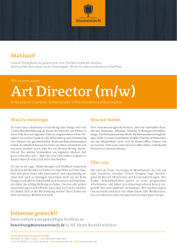Art Director (m/w)