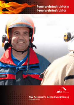Brosch&uuml;re Feuerwehrinstruktor/in