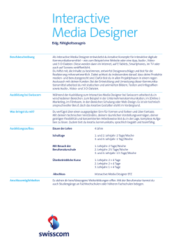 Interactive Media Designer
