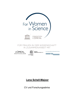 Lena Schell-Majoor - For women in science