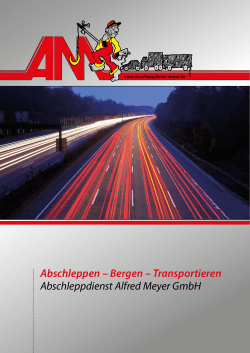 Abschleppen – Bergen - A.M. Abschleppdienst Alfred Meyer GmbH