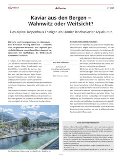 doXnatur: Kaviar aus den Bergen