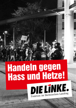 Handeln gegen Hass und Hetze!
