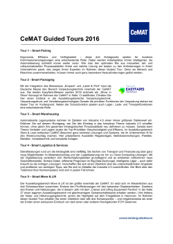 PDF - CeMAT Guided Tours 2016
