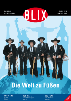 Die Welt zu Füßen
