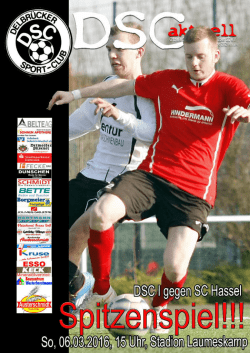 DSC Aktuell Nr.: 0202 / Ausgabe: 06.03.2016