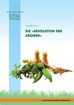 Die «revolution Der aromen