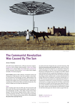 The Communist Revolution Was Caused By The Sun