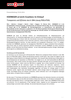 HOERBIGER erreicht Exzellenz im Einkauf