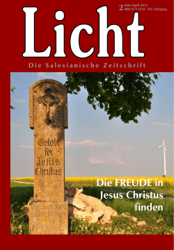 Die FREUDE in Jesus Christus finden - LICHT