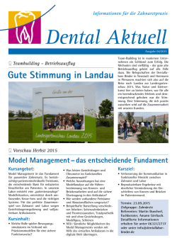 Gute Stimmung in Landau