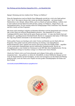 Ihre Werbung auf dem Beelitzer Spargelfest 2016 ein Mausklick