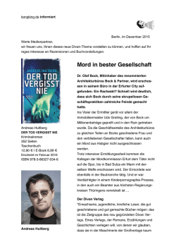 kongking.de-News: Neuer Krimi bei Divan