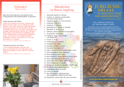 Jubilaeumsablass_Flyer - Heiliges Jahr der Barmherzigkeit