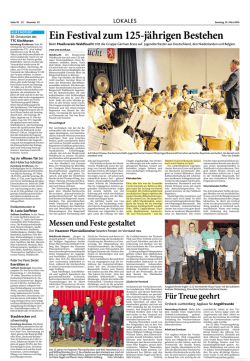 Ein Festival zum 125-jährigen Bestehen